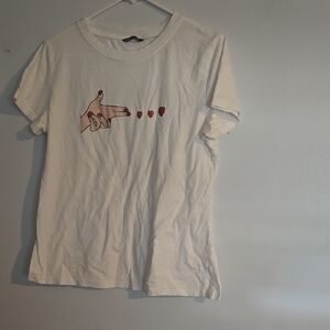 White womens tshirt